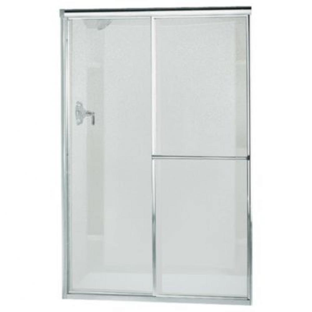Deluxe Framed sliding shower door, 65-1/2&apos;&apos; H x 37-1/2 - 42-1/2&apos;&apos; W, with 1/8&