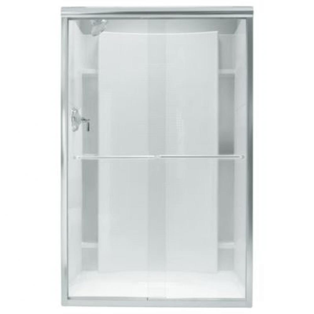 Finesse™ Frameless sliding shower door, 65-1/4&apos;&apos; H x 39-11/16 - 44-11/16&apos;&apos; W