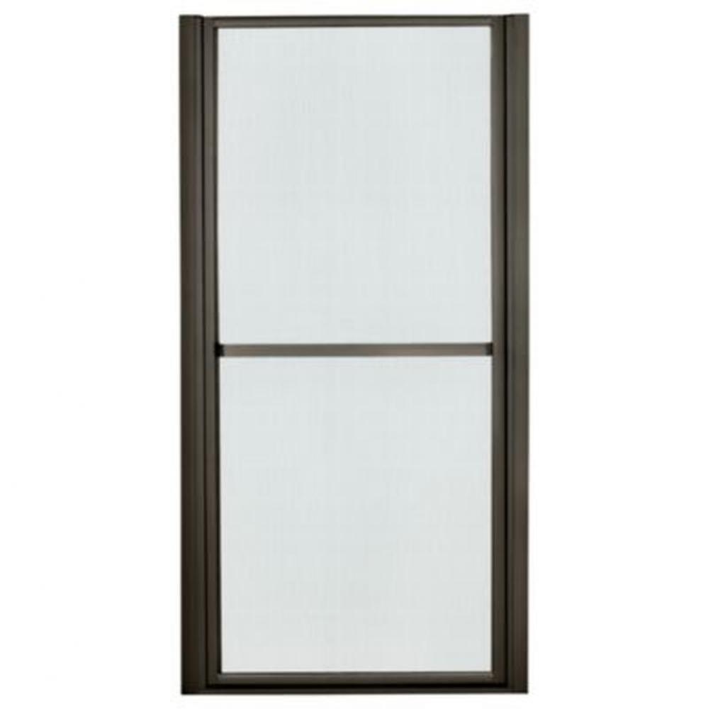 Finesse™ Framed pivot shower door, 65-1/2&apos;&apos; H x 27-1/2 - 30-1/2&apos;&apos; W, with 1/