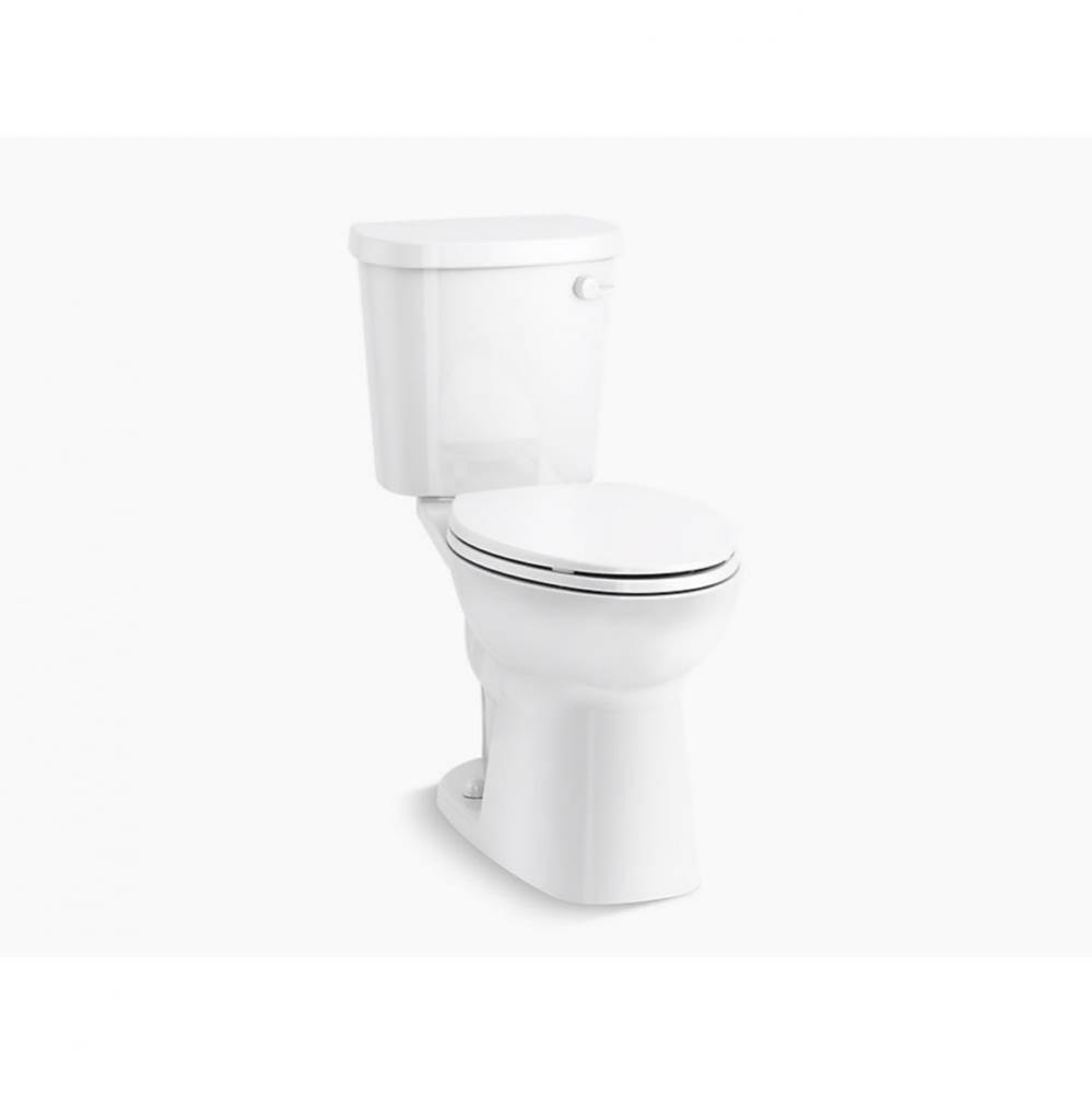 Valton™ Comfort Height&#xae; Two-piece elongated 1.28 gpf chair height toilet with right-hand tr