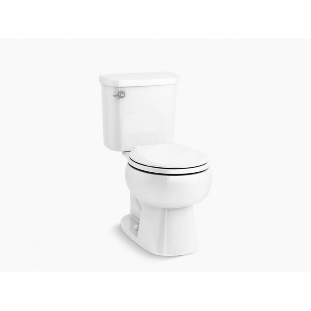 Windham™ Two-piece round-front 1.28 gpf toilet