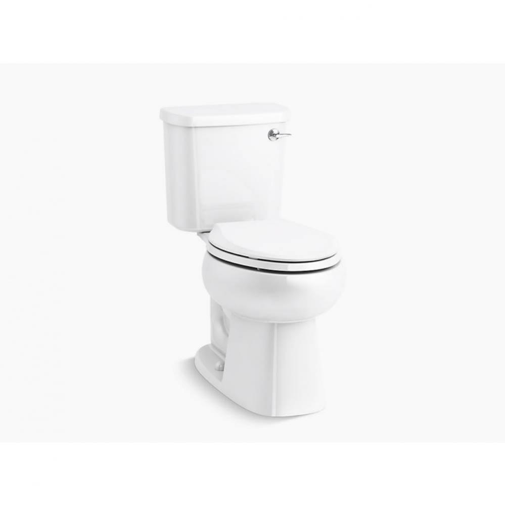 Windham™ Comfort Height&#xae; Two-piece elongated 1.6 gpf chair height toilet with right-hand tr