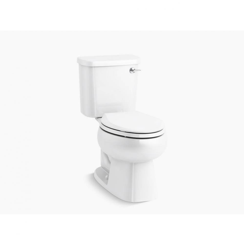 Windham™ Two-piece round-front 1.6 gpf toilet with right-hand trip lever