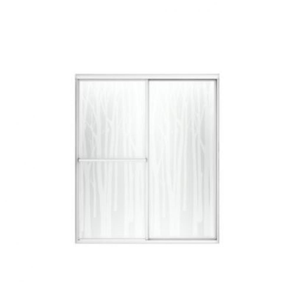 Deluxe Framed sliding shower door 54-3/8&apos;&apos;–59-3/8&apos;&apos; W x 69-7/8&apos;&apos; H