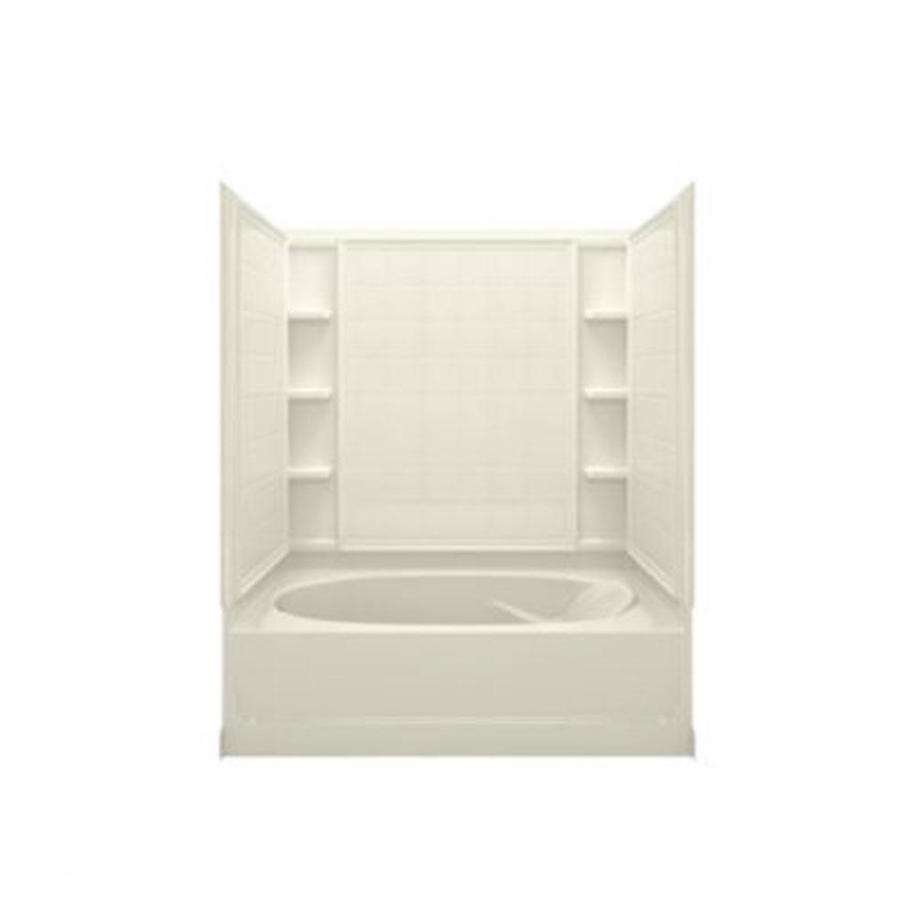 Ensemble™ 60-1/4&apos;&apos; x 42&apos;&apos; tile bath/shower with Aging in Place backerboards