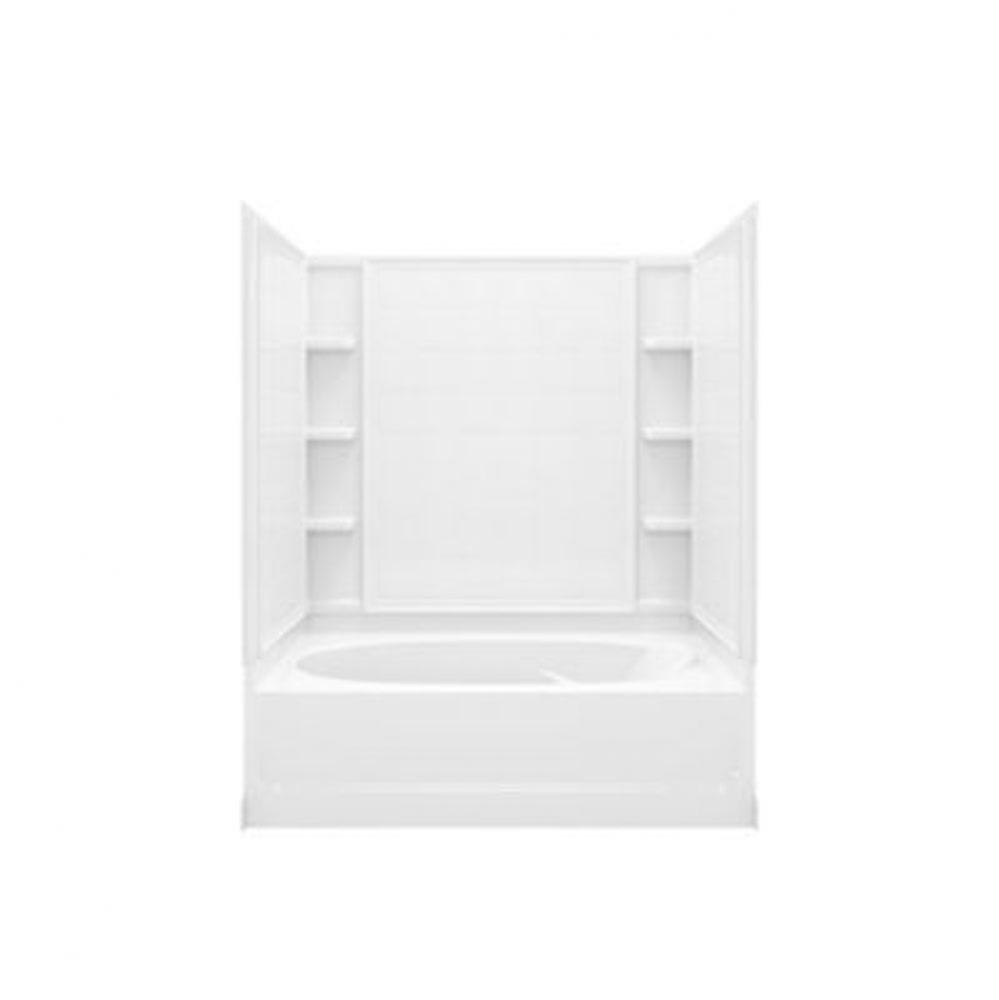 Ensemble™ 60-1/4&apos;&apos; x 36&apos;&apos; tile bath/shower with left-hand drain