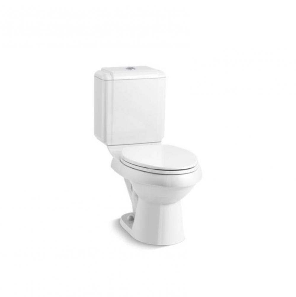 Rockton&#xae; Two-piece elongated dual-flush toilet