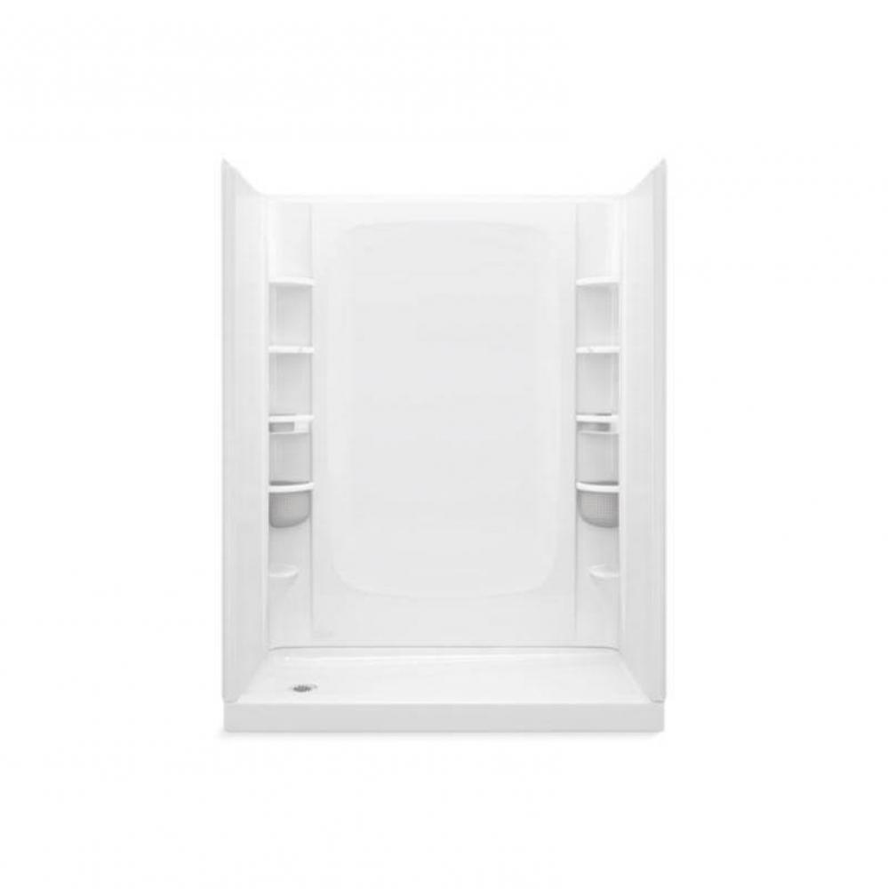 STORE+&#xae; 60-1/4&apos;&apos; x 32&apos;&apos; shower with Aging in Place backerboards
