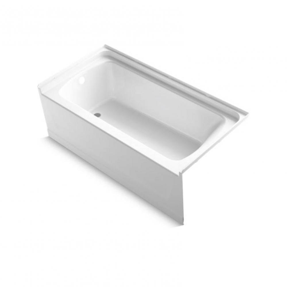 Ensemble™ 60-1/4&apos;&apos; x 30-1/4&apos;&apos; bath with left-hand above-floor drain and inte