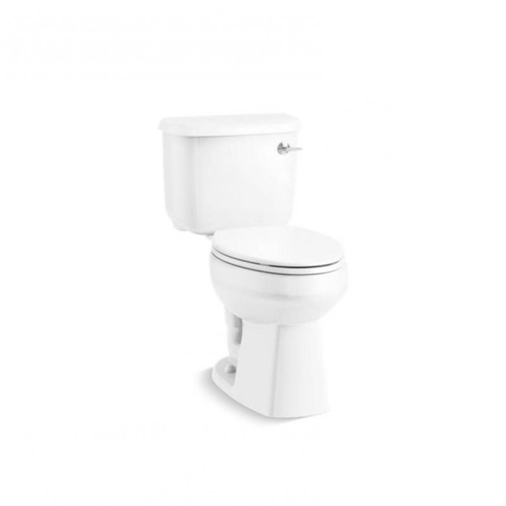 Windham™ Comfort Height&#xae; Two-piece elongated 1.6 gpf chair height toilet with right-hand tr