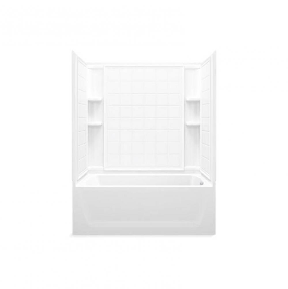 Ensemble™ 60-1/4&apos;&apos; x 32&apos;&apos; bath/shower with right-hand above-floor drain