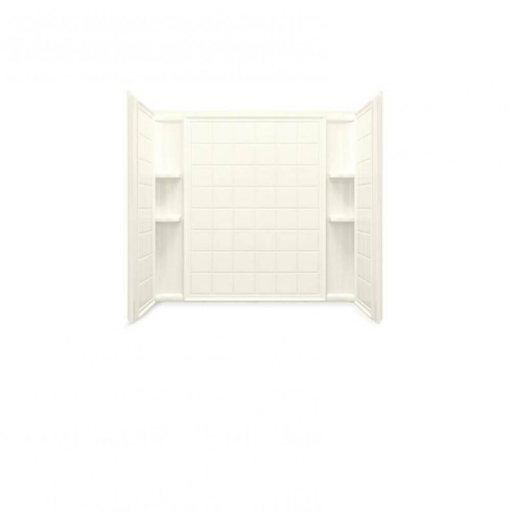 Ensemble™ 60&apos;&apos; x 32&apos;&apos; tile shower wall set with Aging in Place backerboards