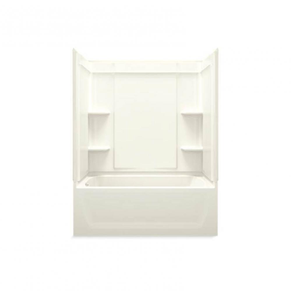 Ensemble™ Medley&#xae; 60-1/4&apos;&apos; x 32&apos;&apos; bath/shower with left-hand above-floo