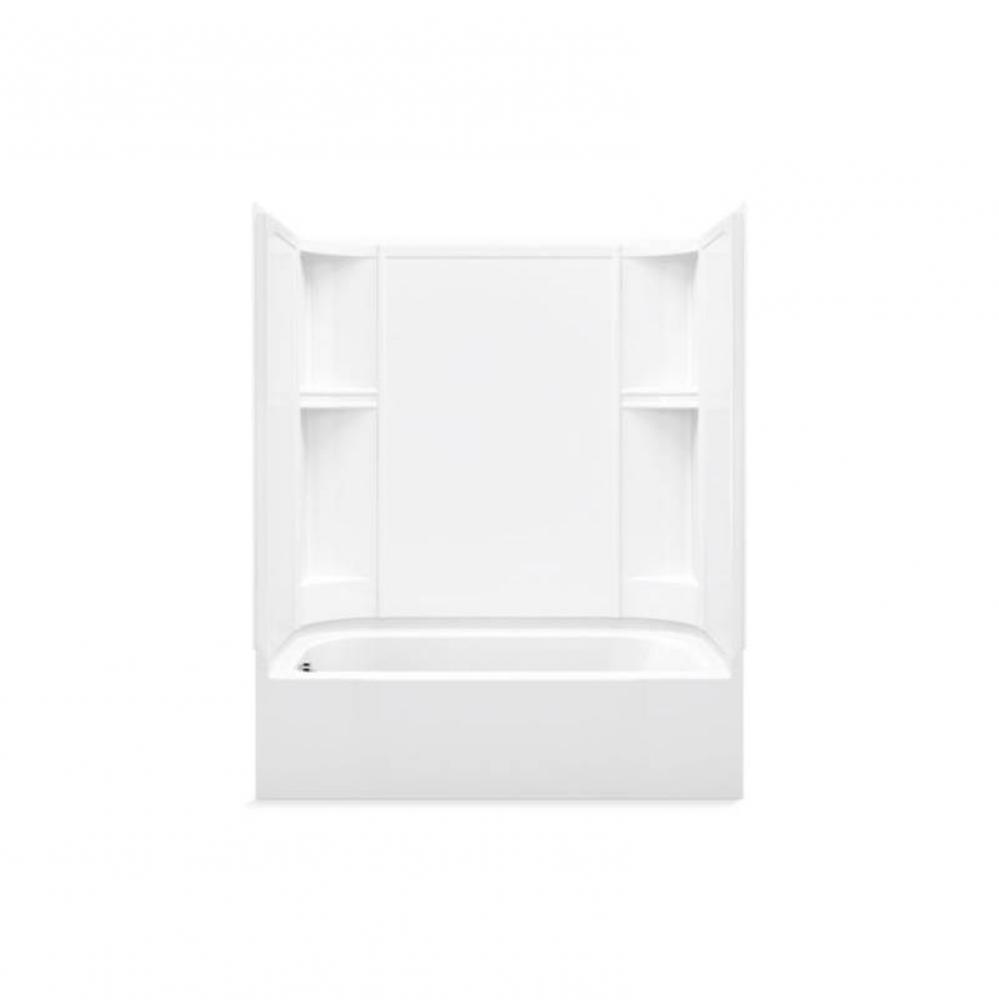 Accord&#xae; 60-1/4&apos;&apos; x 30&apos;&apos; smooth bath/shower with left-hand drain