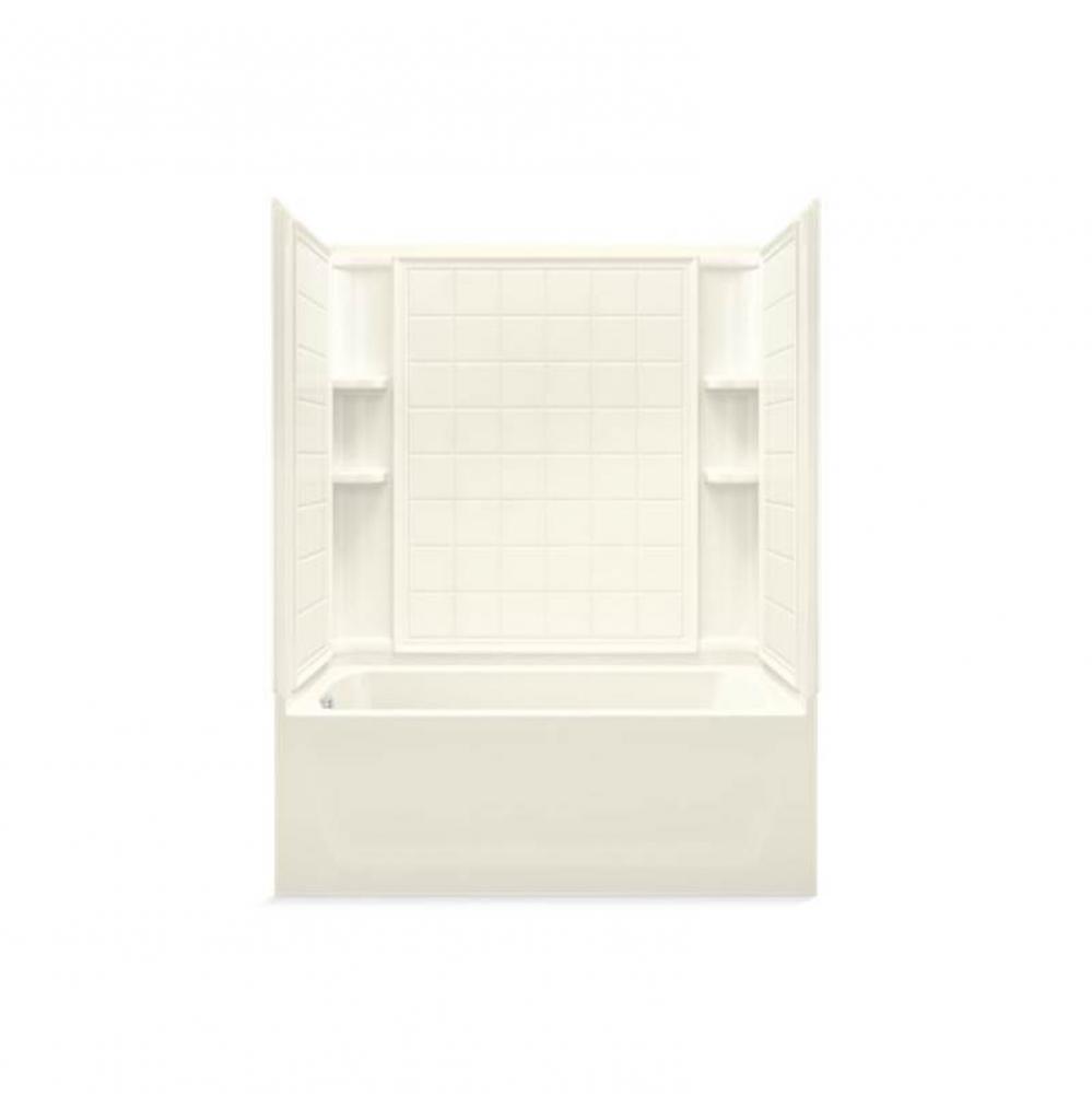 Ensemble™ 60-1/4&apos;&apos; x 32&apos;&apos; bath/shower with left-hand above-floor drain