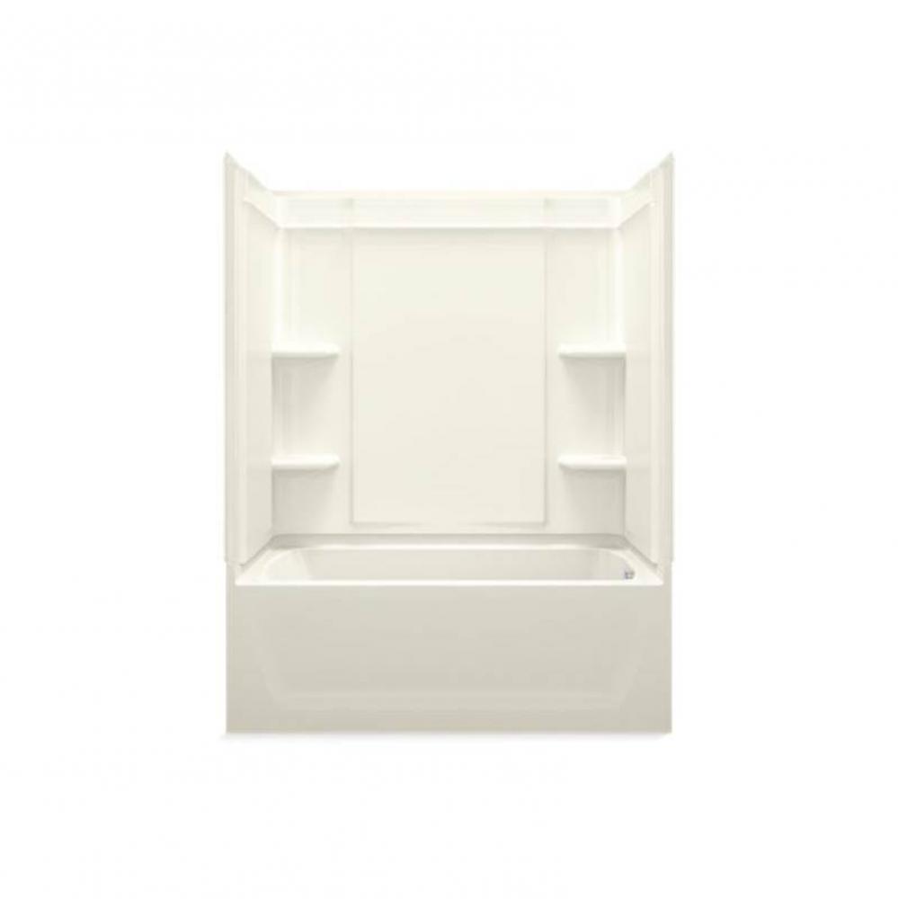 Ensemble™ Medley&#xae; 60&apos;&apos; x 32&apos;&apos; bath/shower with right-hand above-floor d