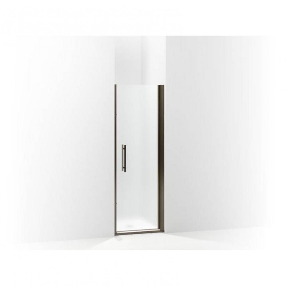 Finesse™ Peak&#xae; Headerless frameless pivot shower door 28-1/2&apos;&apos; max opening x 67&a