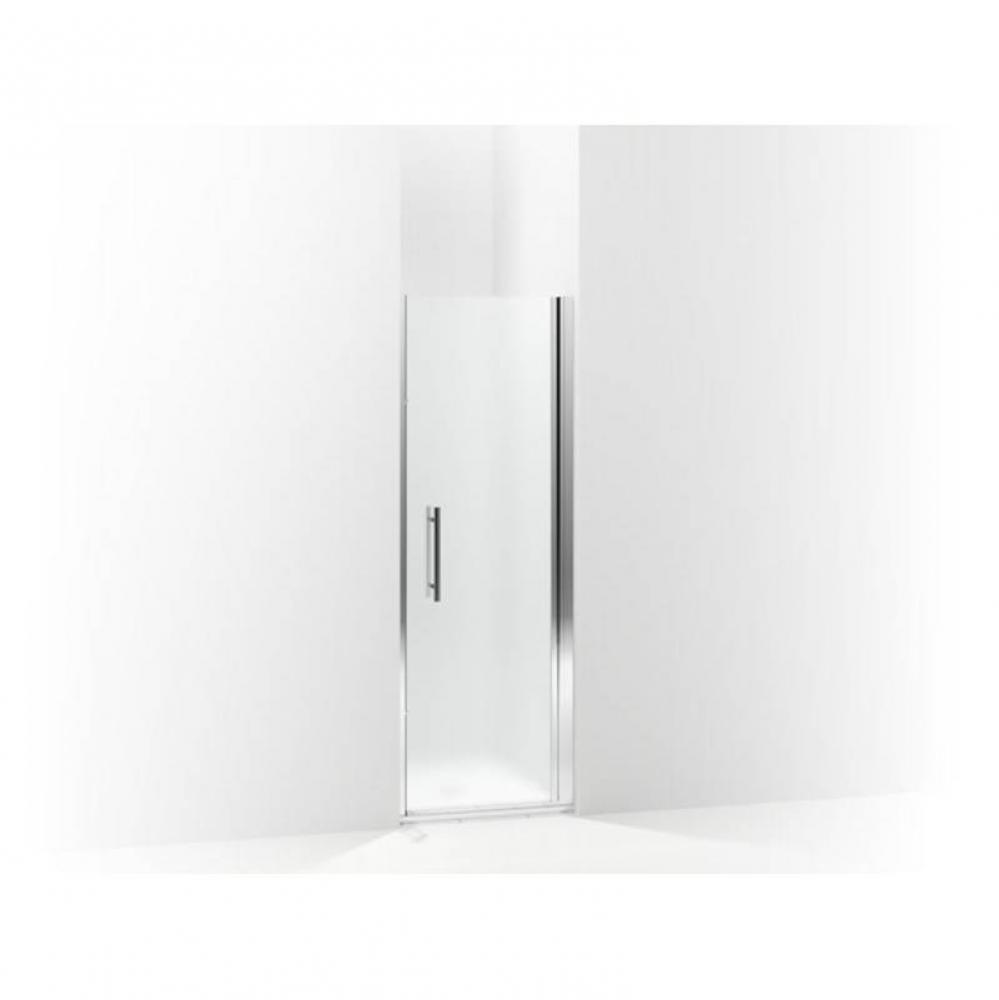 Finesse™ Peak&#xae; Headerless frameless pivot shower door 25-1/2&apos;&apos; max opening x 67&a