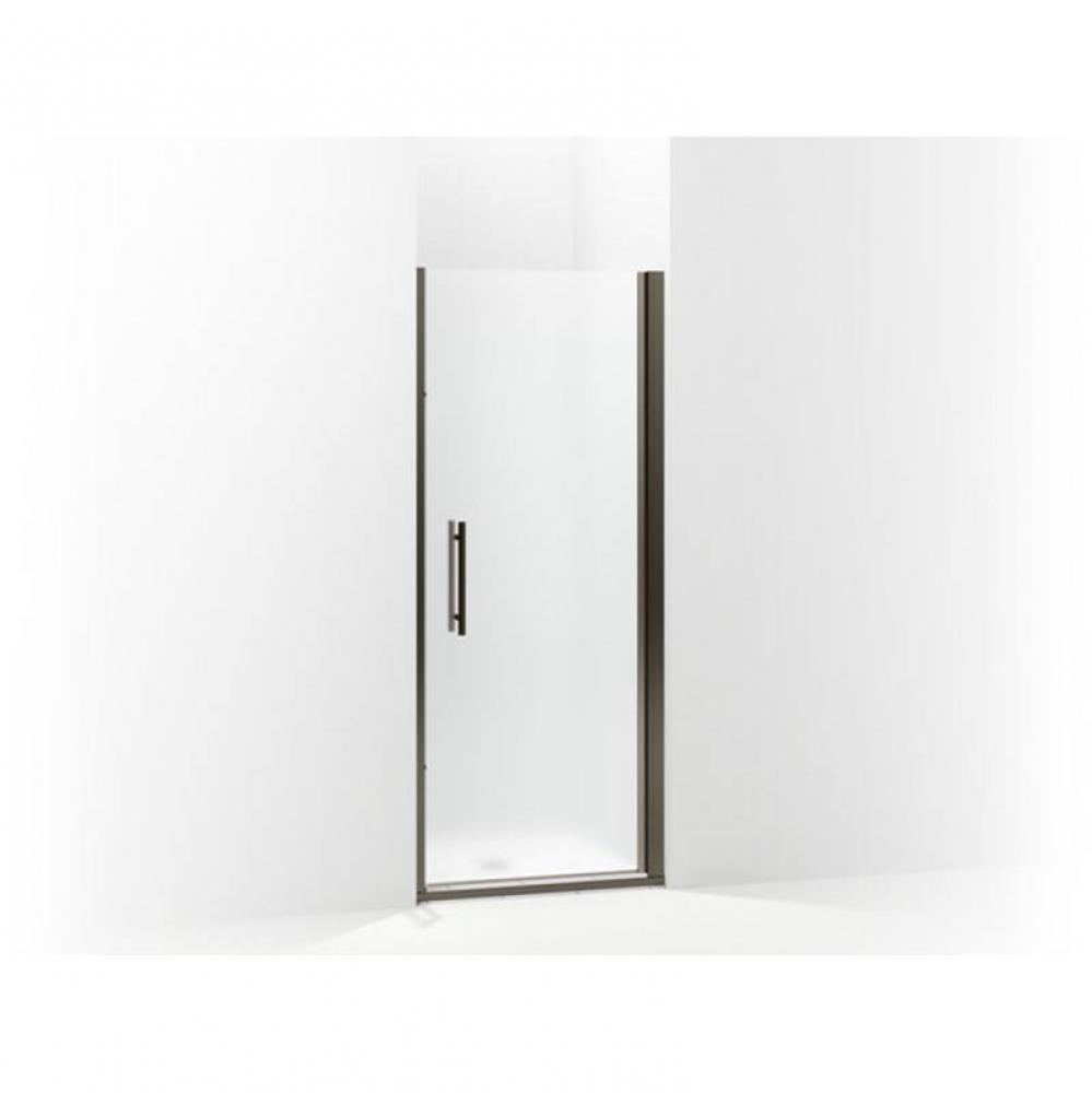 Finesse™ Peak&#xae; Headerless frameless pivot shower door 31-1/2&apos;&apos; max opening x 67&a
