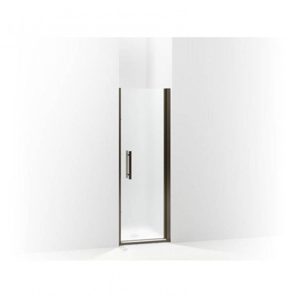 Finesse™ Peak&#xae; Headerless frameless pivot shower door 28-1/2&apos;&apos; max opening x 67&a