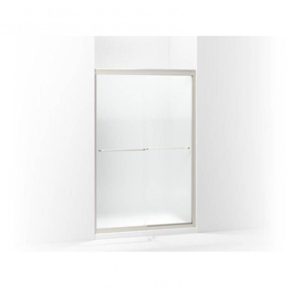 Finesse™ Frameless sliding shower door, 72&apos;&apos; H x 42-5/8 - 47-5/8&apos;&apos; W, with 1