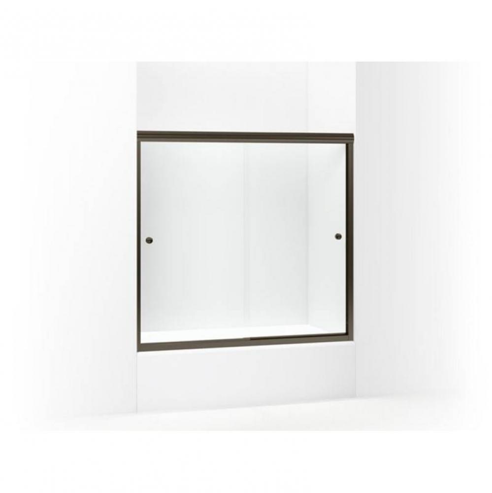 Finesse™ Frameless sliding bath door 54-5/8&apos;&apos;–59-5/8&apos;&apos; W x 55-3/16&apos;&a