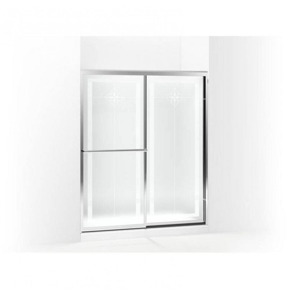 Prevail&#xae; Framed sliding shower door 54-3/8&apos;&apos;–59-3/8&apos;&apos; W x 70-1/4&apos;&