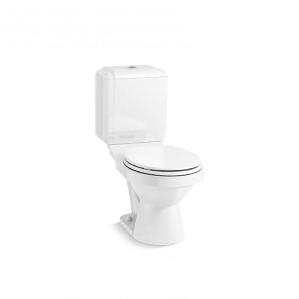 Rockton&#xae; Two-piece round-front dual-flush toilet