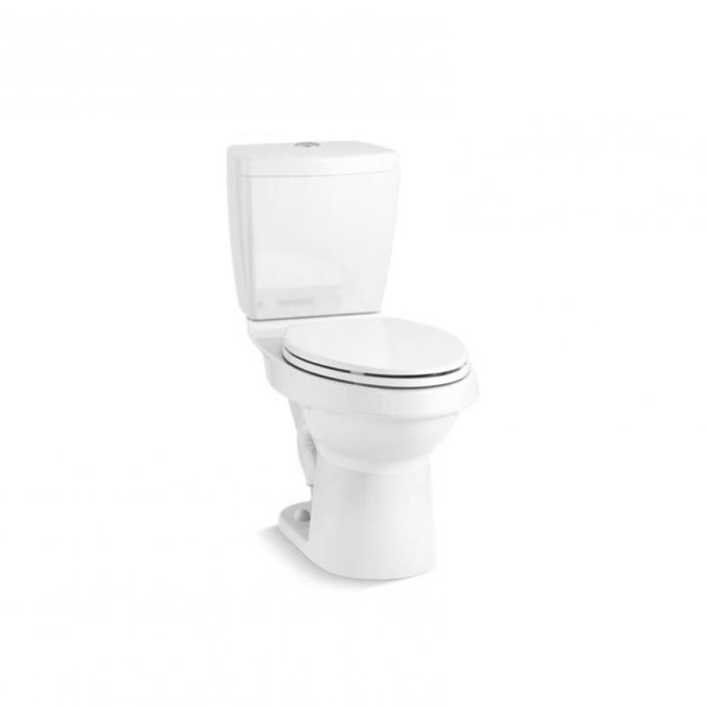 Karsten&#xae; Two-piece elongated dual-flush chair height toilet