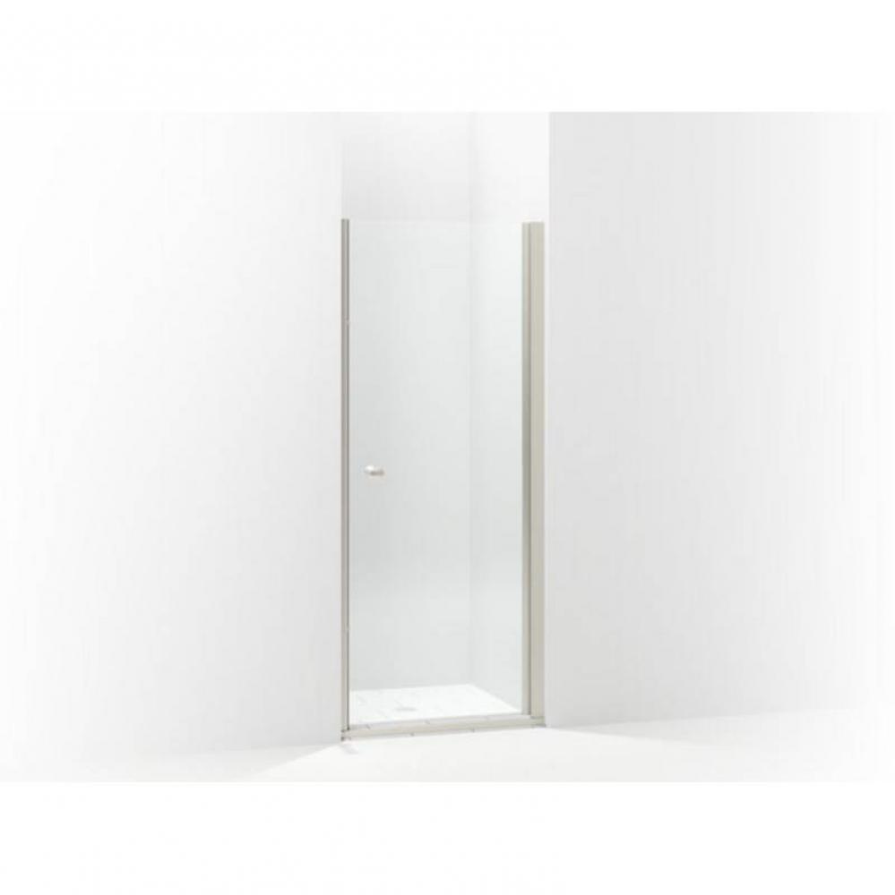 Finesse™ Headerless frameless pivot shower door 34-1/2&apos;&apos; max opening x 67&apos;&apos;