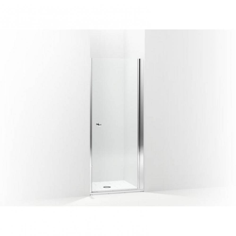 Finesse™ Headerless frameless pivot shower door 30&apos;&apos; max opening x 67&apos;&apos; H