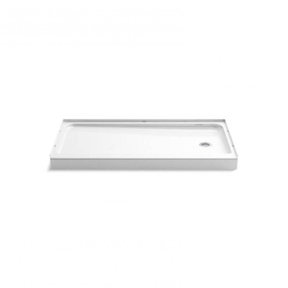 Ensemble™ 60&apos;&apos; x 30&apos;&apos; shower base with right-hand drain