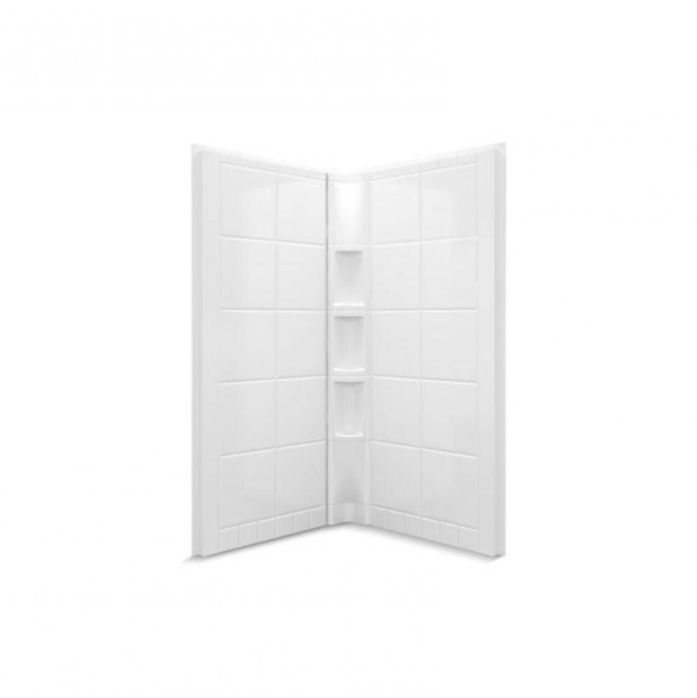 Intrigue™ 39&apos;&apos; x 39&apos;&apos; x 74-1/8&apos;&apos; tile neo-angle shower wall set