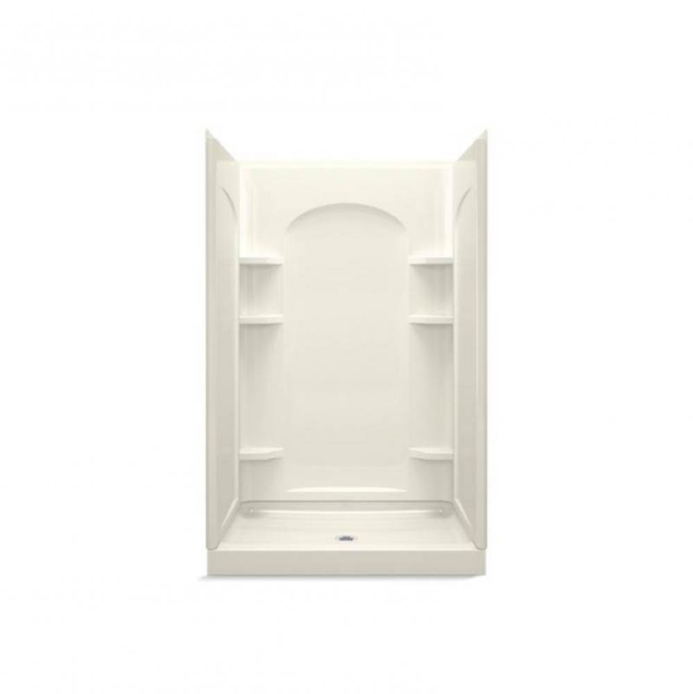 Ensemble™ 48&apos;&apos; x 34&apos;&apos; x 75-3/4&apos;&apos; curve shower stall with Aging in