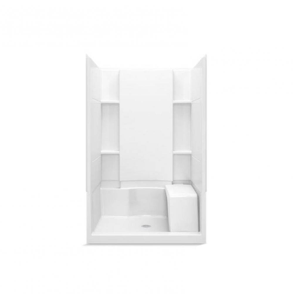 Accord&#xae; 48&apos;&apos; x 36&apos;&apos; x 74-1/2&apos;&apos; seated shower stall with Aging i