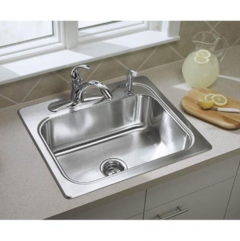 Southhaven(TM) Single-basin Kitchen Sink, 25&apos;&apos; x 22&apos;&apos; x 6-1/2&apos;&apos;