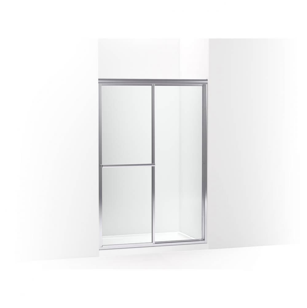 Deluxe 70 In. H Sliding Shower Door With 1/8 In.-Thick Glass