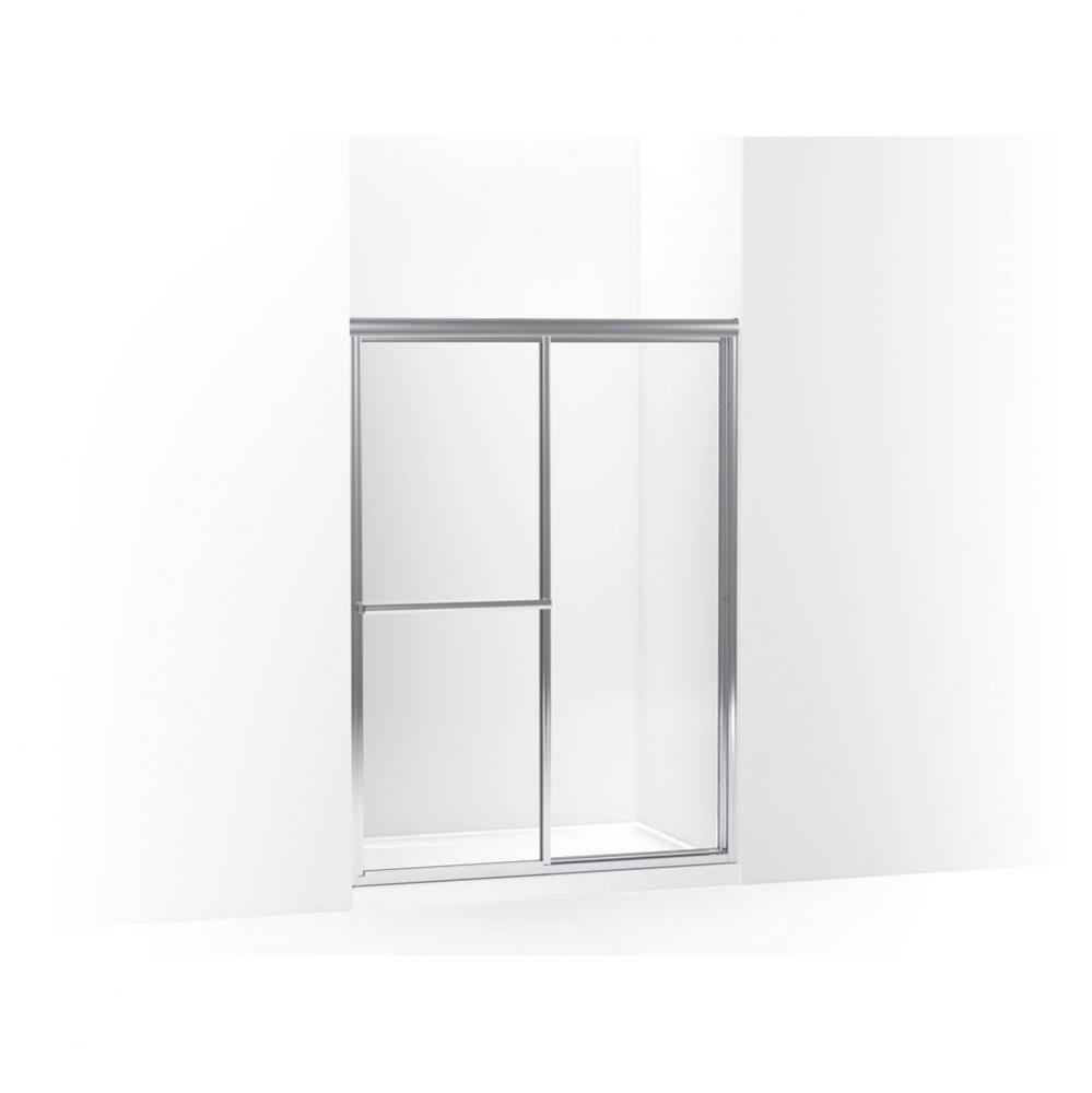 Deluxe 65-1/2 In. H Sliding Shower Door With 1/8 In.-Thick Glass