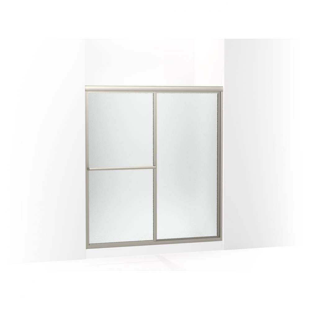 Deluxe 65-1/2 In. H Sliding Shower Door With 1/8 In.-Thick Glass