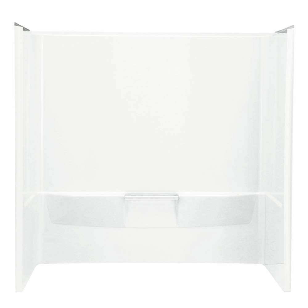 Performa 2 60 in. X 29 in. Bath/Shower Wall Set With Aging In Place Backerboards