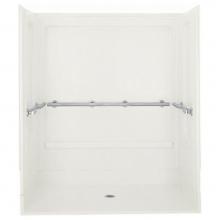 Sterling Plumbing 62063123-0 - S-63 Right End Wall With Grab Bar