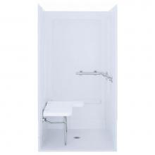 Sterling Plumbing 62050125-0 - OC-SS-39 39-5/8'' x 39-3/8'' x 72'' transfer shower stall with seat
