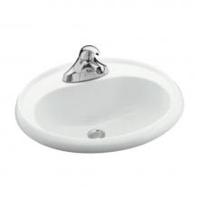 Sterling Plumbing 75010140-0 - Oval Drop-In Bathroom Sink