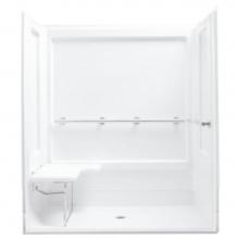 Sterling Plumbing 62070125-0 - 63-1/2'' x 39-3/8'' seated shower