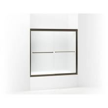 Sterling Plumbing 5425-59DR-G76 - Finesse™ Frameless sliding bath door 54-5/8''–59-5/8'' W x 55-3/16'&a