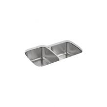 Sterling Plumbing F96029-NA - McAllister(R) Unequal Double-basin Sink, 32'' x 21'' x 9''