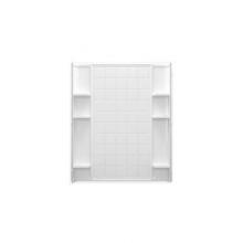 Sterling Plumbing 72132106-0 - Ensemble™ 60'' x 72-1/2'' tile shower back wall with Aging in Place backerbo