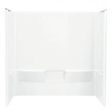 Sterling Plumbing 71344106-0 - Performa 2 60 in. X 29 in. Bath/Shower Wall Set With Aging In Place Backerboards