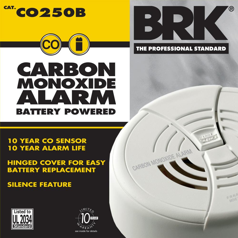 9V Battery CO Alarm-BRK
