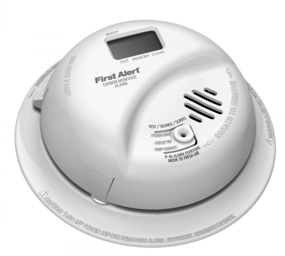 120V AC/DC CO Alarm w Digital Display